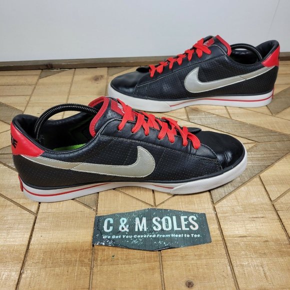 Nike Sweet Classic Low Retro BRS Shoes Black Red Silver 318333-009 RARE SZ 11.5 - Picture 7 of 9